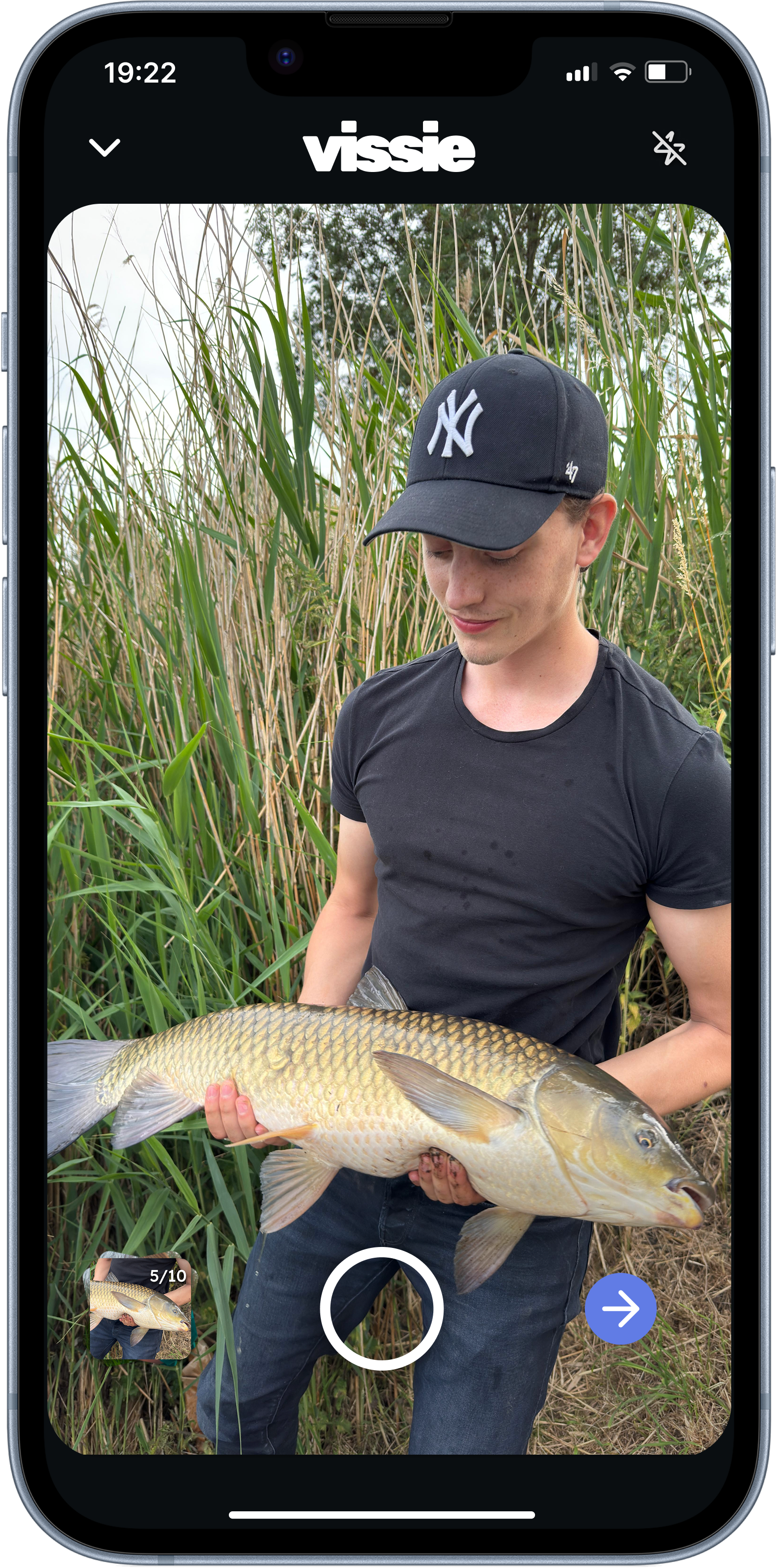 Vissie App Screenshot - Camera