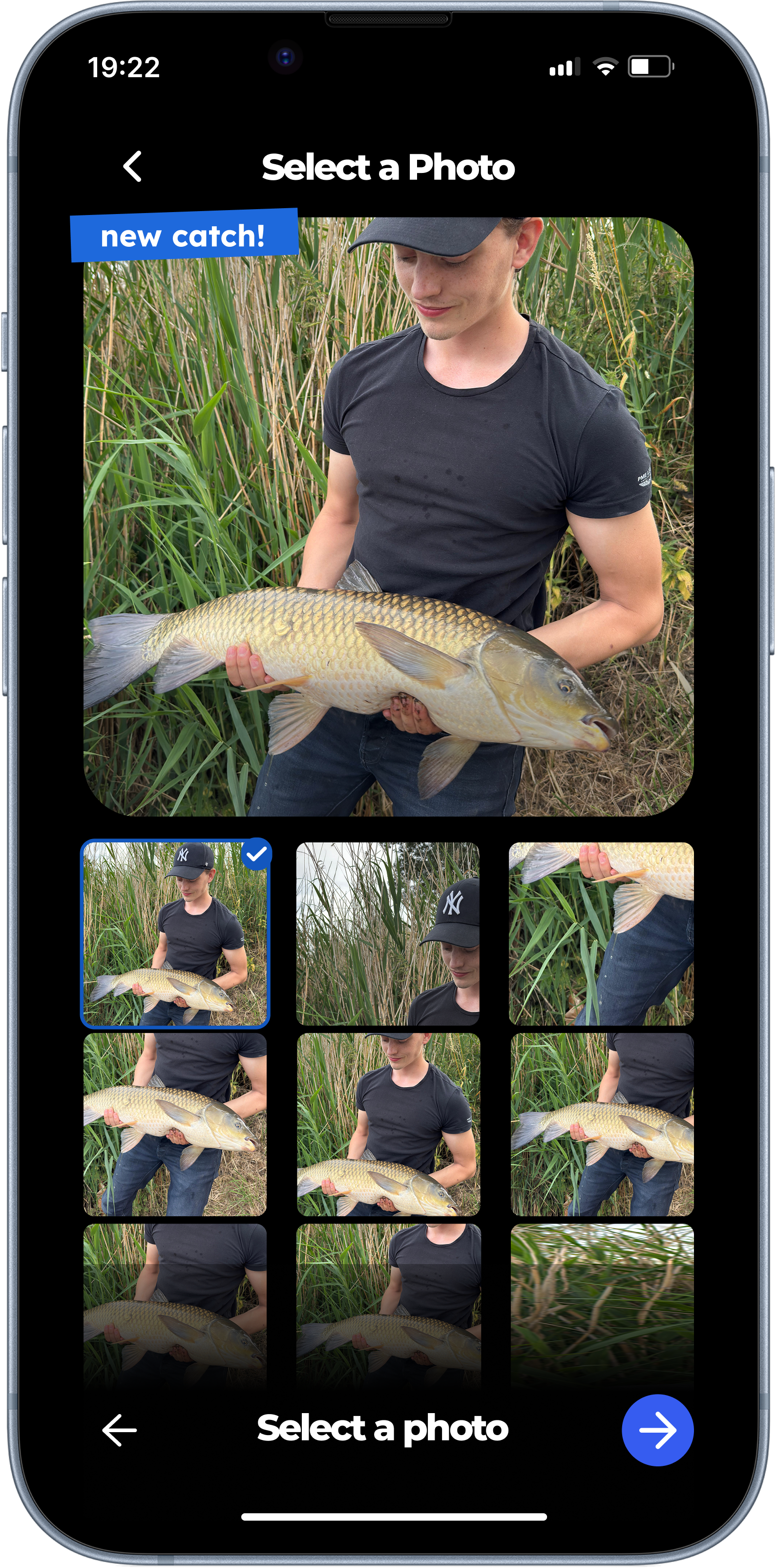 Vissie App Screenshot - Select